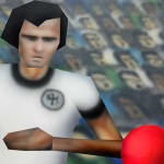 Gao Hang, Beckenbauer with red football, 2024