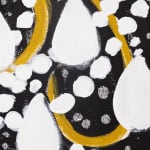 Gabrielle Graessle, lustre de versaille, 2024, acrylic and glitter on canvas