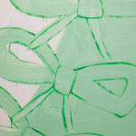 Gabrielle Graessle, manuel blahnik shoes, 2024, acrylic and spray on canvas