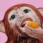 Nathan Ritterpusch, Monkey Eating Oranges, 2023