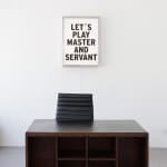 Micheal Ullrich, Let's play Master and Servant, 80 x 60 x 20 cm | 1 of 10 / +2 AP, Light Box / Metal Frame, 2024