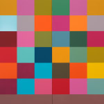Jon Groom | YANTRA PAINTING (Diptych) #1, 2024 | Acrylic on canvas, stretched on wooden panel | 160 x 120 x 2 cm