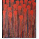 Julien Jaca, Bleeding Poppies, 2024, Installation at PULPO GALLERY