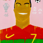 Gabrielle Graessle, cristiano 2024 80 x 60 cm Acrylic and glitter