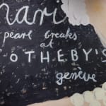 Gabrielle Graessle, natural pearl, 2025, acrylic and glitter on canvas (diptych) - Detail