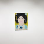 Gabrielle Graessle, diego, 2024 80 x 60 cm Acrylic spray and glitter, Installation view at PULPO GALLERY