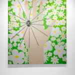Gabrielle Graessle, daisy days, 2025 acrylic and glitter on canvas