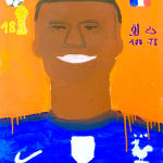 Gabrielle Graessle kylian, 2024 Acylic and glitter 80 x 60 cm 31 1/2 x 23 5/8 in