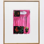 Julien Jaca, Poem 10, 2024, acrylic and collage on paper