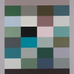 Jon Groom | YANTRA PAINTING #5, 2024 | Acrylic on canvas, stretched on wood panel | 90 x 85 x 2.8 cm