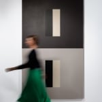 Jon Groom | EVIDENCE Painting #4 1991 | Acrylic and pigments on wood panel | 250 x 150 x 5 cm - installation view at PULPO GALLERY