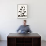 Micheal Ullrich, Let's play Master and Servant, 80 x 60 x 20 cm | 1 of 10 / +2 AP, Light Box / Metal Frame, 2024