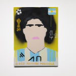 Gabrielle Graessle, diego, 2024 80 x 60 cm Acrylic spray and glitter, Installation view at PULPO GALLERY
