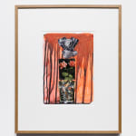 Julien Jaca, POEM 3, 2025, acrylic and collage on paper