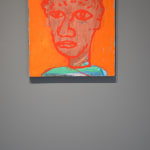 Enrico Riley, Portrait Head: Orange Man, 2013