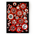 Ryan McGinness, Dark Energy Cyanotype 36, 2015
