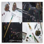 Manny Farber, Apple, Nadir Street (cut out), 1984