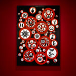 Ryan McGinness, Dark Energy Cyanotype 36, 2015