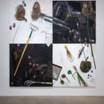 Manny Farber, Apple, Nadir Street (cut out), 1984