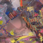 Gaby Collins-Fernandez, Something Lurking Under the Curtain, 2024