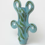Beginner Ceramics, Looping Mirror in Eggshell, 2024