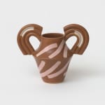 Beginner Ceramics, Looping Mirror in Eggshell, 2024