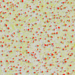 Beppe Kessler, Pink dots, zigzag canvas