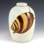 Julia Galloway Endangered Species Urn: art titled Banded Physa (Snail) made with ceramic available for sale at Radius Gallery