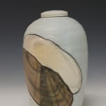 Julia Galloway Endangered Species Urn: art titled Paper Pondshell (Molluscus) made with ceramic available for sale at Radius Gallery