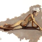 Linda Leslie, Reclining Nude, 2022
