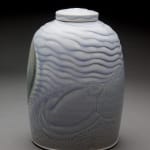 Julia Galloway Endangered Species Urn: art titled Mucket (Tidewater) (Molluscus) made with ceramic available for sale at Radius Gallery