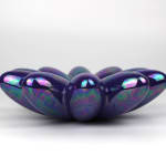 Brooks Oliver Ceramic Sculpture art titled Pucker Bowl made with slipcast porcelain available for sale at Radius Gallery