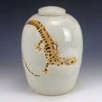 Julia Galloway Endangered Species Urn: art titled Longtail Salamander (Reptile) made with ceramic available for sale at Radius Gallery