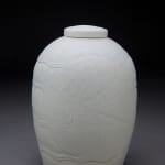 Julia Galloway Endangered Species Urn: art titled Threeridge (Molluscus) made with ceramic available for sale at Radius Gallery