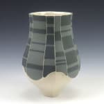 Peter Pincus blue and gray tumbler cup vase available for sale at Radius Gallery