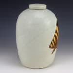 Julia Galloway Endangered Species Urn: art titled Banded Physa (Snail) made with ceramic available for sale at Radius Gallery