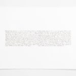 Bethany Collins, Untitled (Conviction), 2016