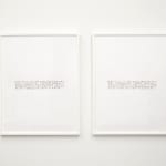 Bethany Collins, Untitled (Conviction), 2016