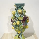 Fons van Laar, Vase Dahlia, Yellow (plateel), 2024