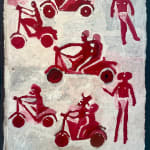 Motorbike Paddy Ngale, Aboriginal Artist, Emily Kam Kngwarray, Rebecca Hossack Gallery London, Utopia, Utopia artist, Tate