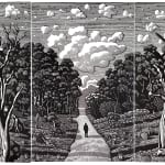 David Frazer, Walking for Solace (composition II), 2023