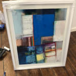 Abstract painting by Morten Lassen available at the Rebecca Hossack Art Gallery.