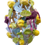Fons van Laar, Vase Dahlia, Yellow (plateel), 2024