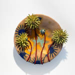 Fons van Laar, Vase Dahlia, Yellow (plateel), 2024