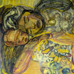Martha Zmpounou, Red Room, 2025