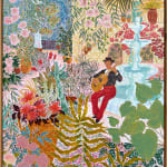 Camilla Perkins, Nasturtiums and Hollyhocks, 2024