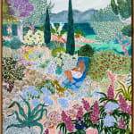 Camilla Perkins, Nasturtiums and Hollyhocks, 2024