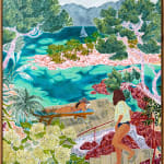 Camilla Perkins, Nasturtiums and Hollyhocks, 2024