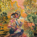 Martha Zmpounou, Red Room, 2025