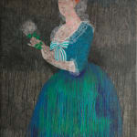 Cécile Duchêne Malissin, La jupe à pois / The polka-dot skirt, 2017